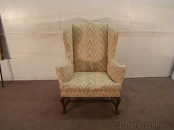 Kittinger Williamsburg Queen Anne Wing Back Chair